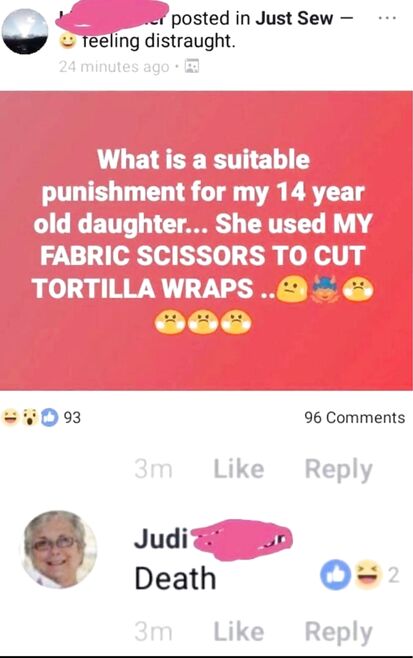 Is this punishment a bit too much?