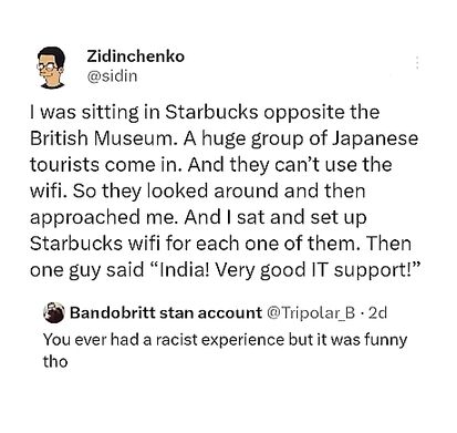 Wholesome racism is a thing?