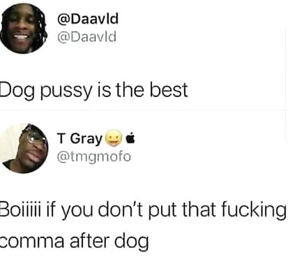 You need punctuation my guy