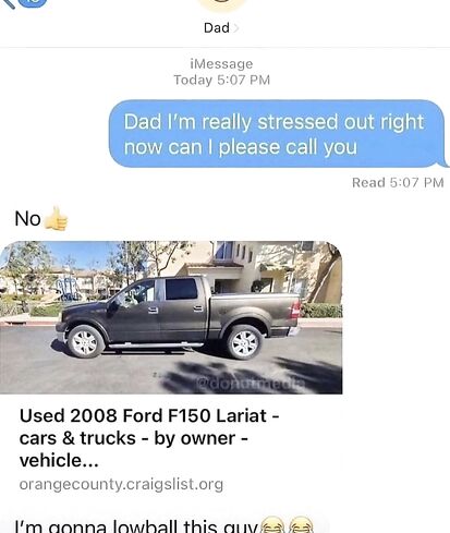 At least he's honest