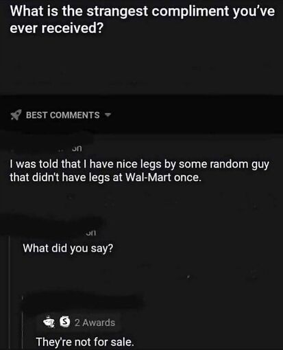 Nice legs are they for sale?