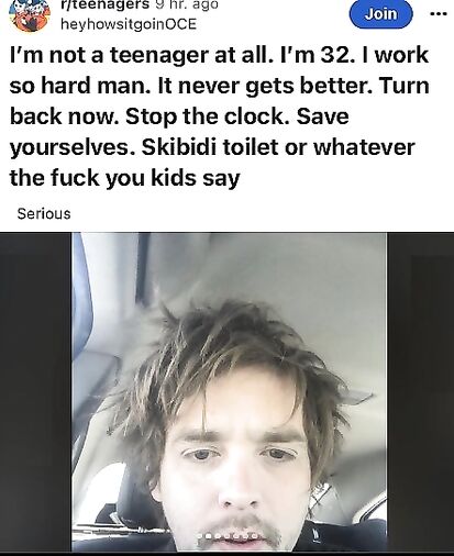 Skibidi toilet or whatever kids say