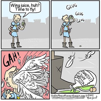 Always read the labels on potions