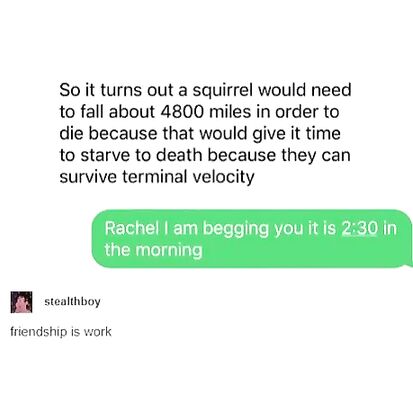 Friendship is hard work