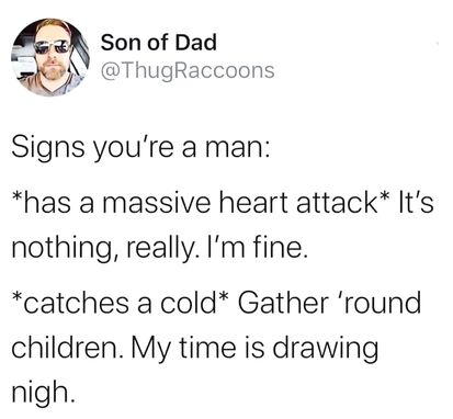 Problems with a cold is you recover