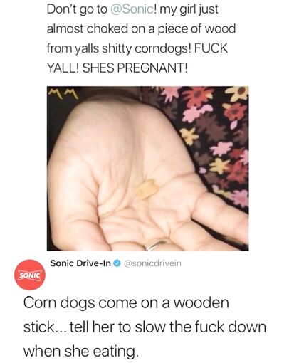 Social media person has no chill