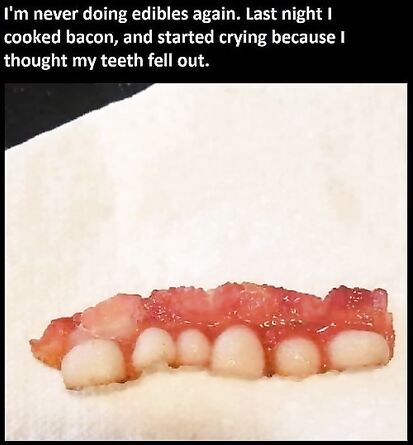Scary bacon!