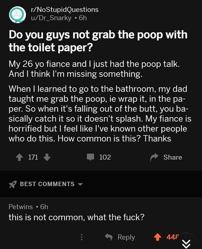 The secret pooping arts