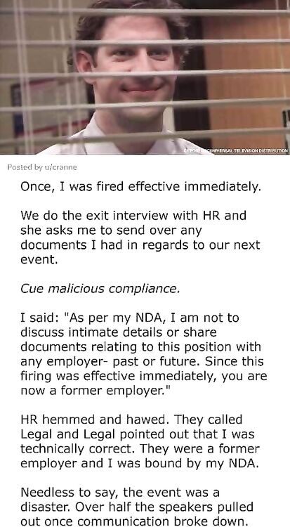 Malicious Compliance