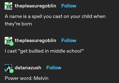 Power word Melvin