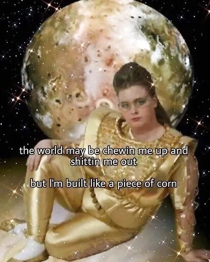Be the piece of corn