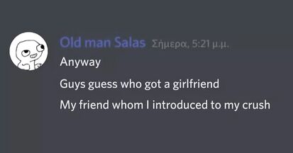 Guess who got a girlfriend?