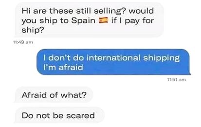 Do not be afraid
