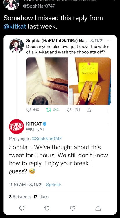 They should have sued you