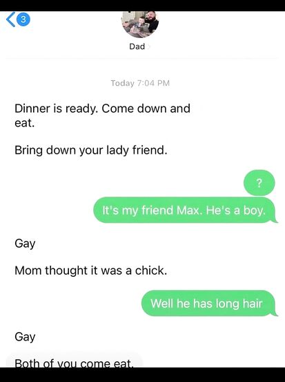 He just said friend though