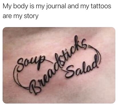 A tattoo she will never regret
