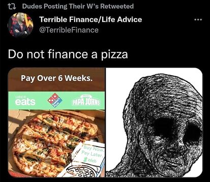 Buy cheaper pizza
