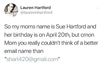 20 yo stoner wishing he got that email