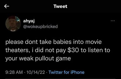 Man's got a point