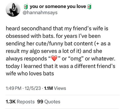 The creepy yet wholesome bat guy