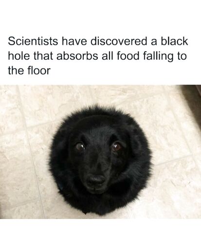 What a cute black hole