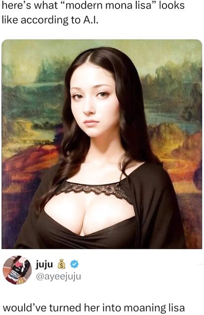 Modern AI Mona Lisa