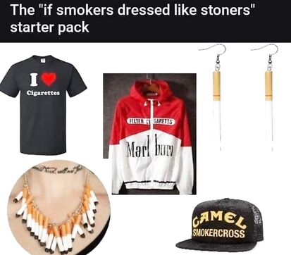 The latest smoking lover fashion