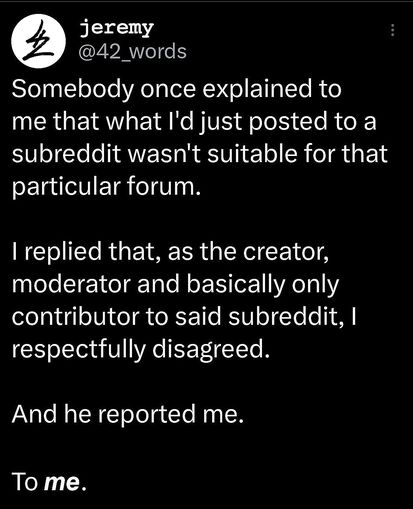 Reddit moment