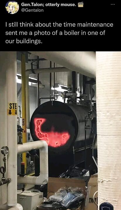 Water's hot though