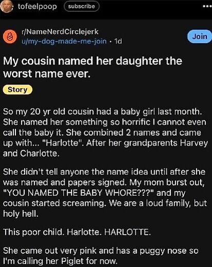 Naming your child 100