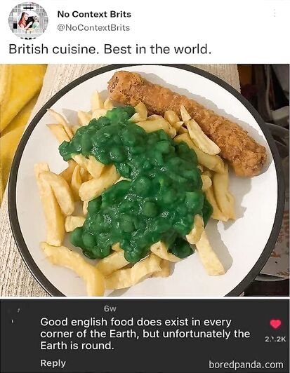 British cuisine innit