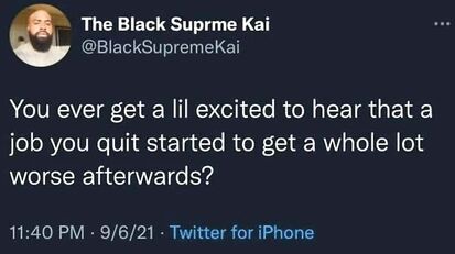 Toxic work place experience