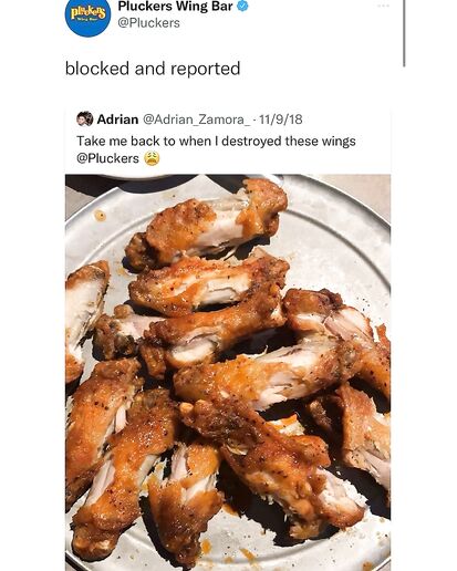 Should be banned from eating chicken