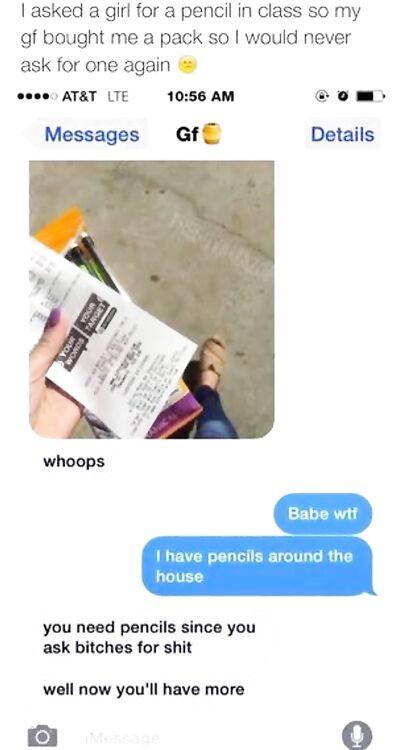 Jealous girlfriend